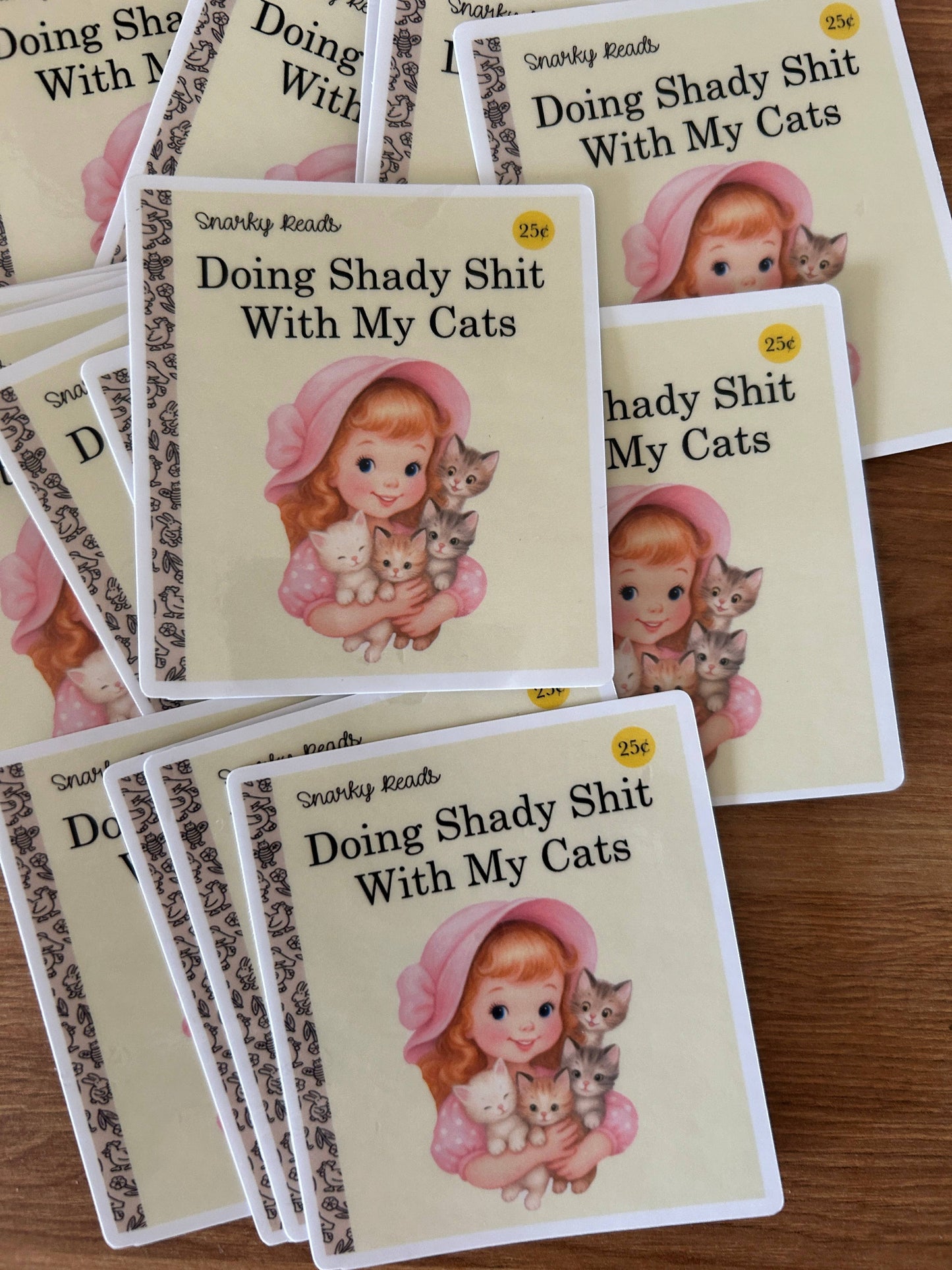 Snarky Reads "Doing Shady Shit With My Cats"