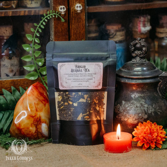 Brigid Herbal Tea for Motivation- Black Orange Spice Tea