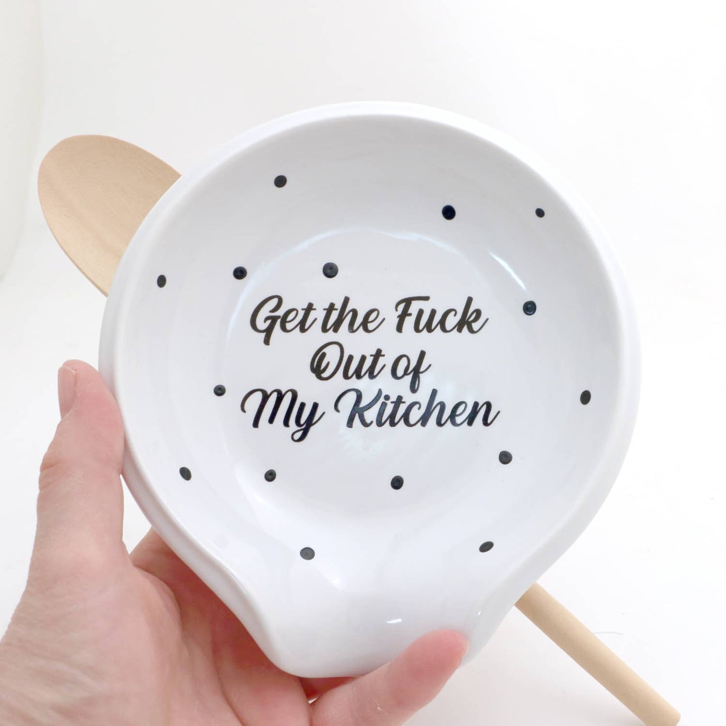 Get The F Out of My Kitchen Spoon Rest, mature language, fun