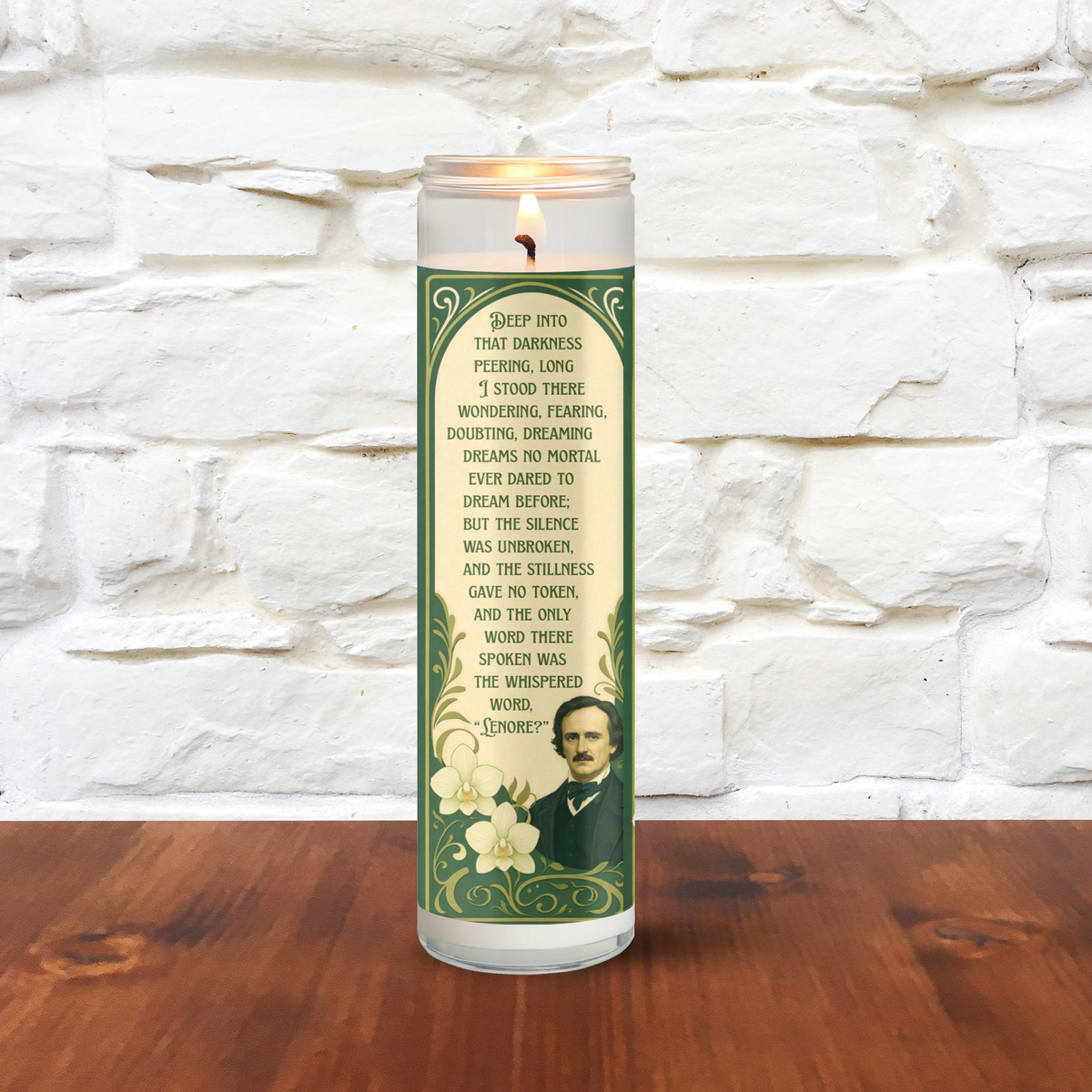 Edgar Allan Poe The Raven Lenore Hand Poured Scented Candle