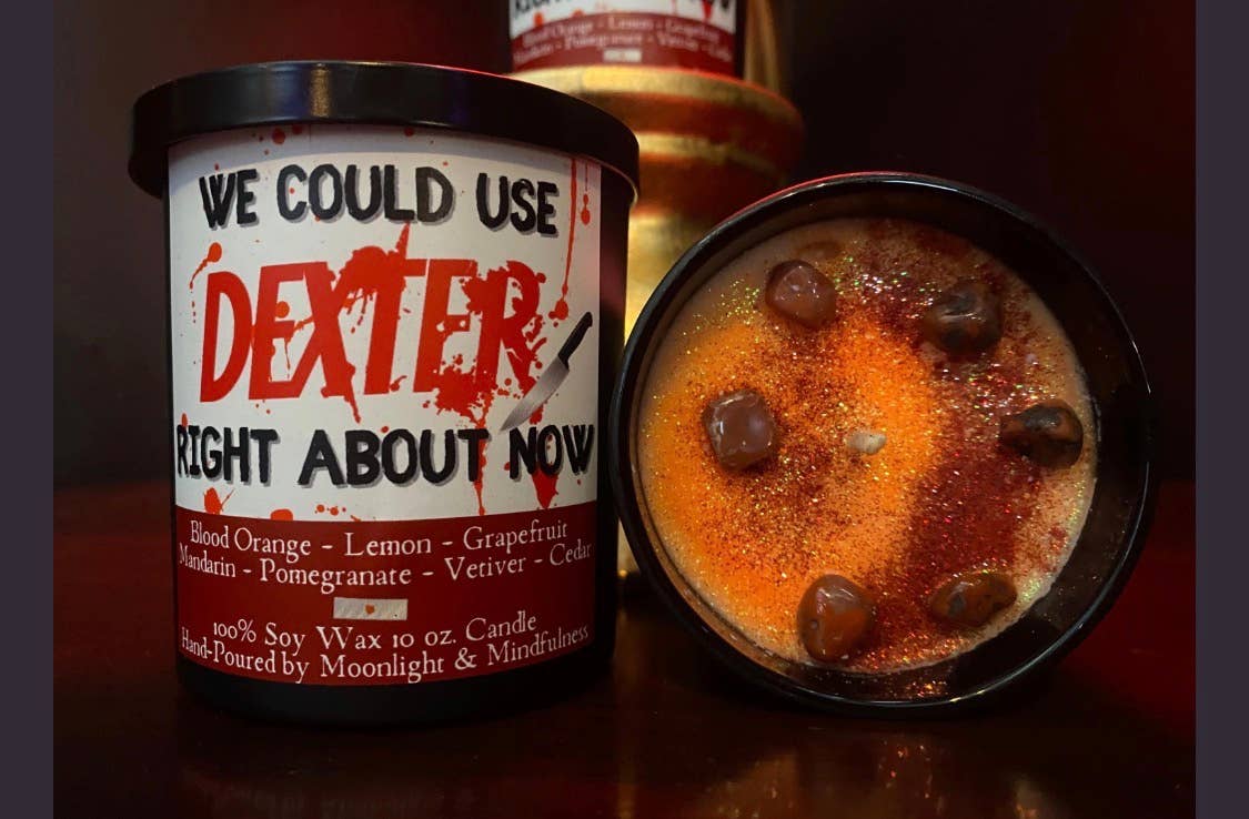 We Could Use Dexter Soy Wax Crystal Candle, Hand-Poured