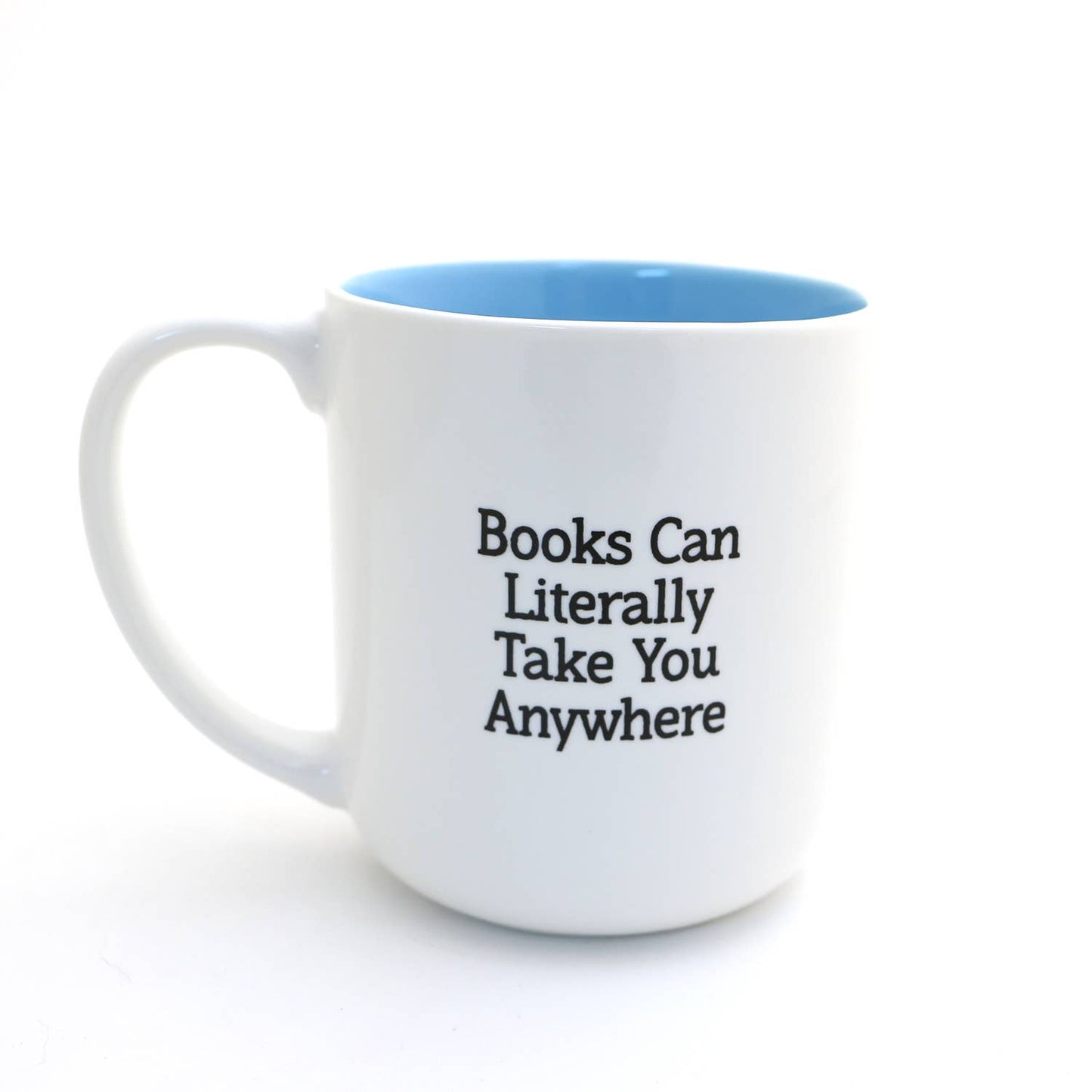 Leaving Reality Entering Fiction Mug, reading book lover mug