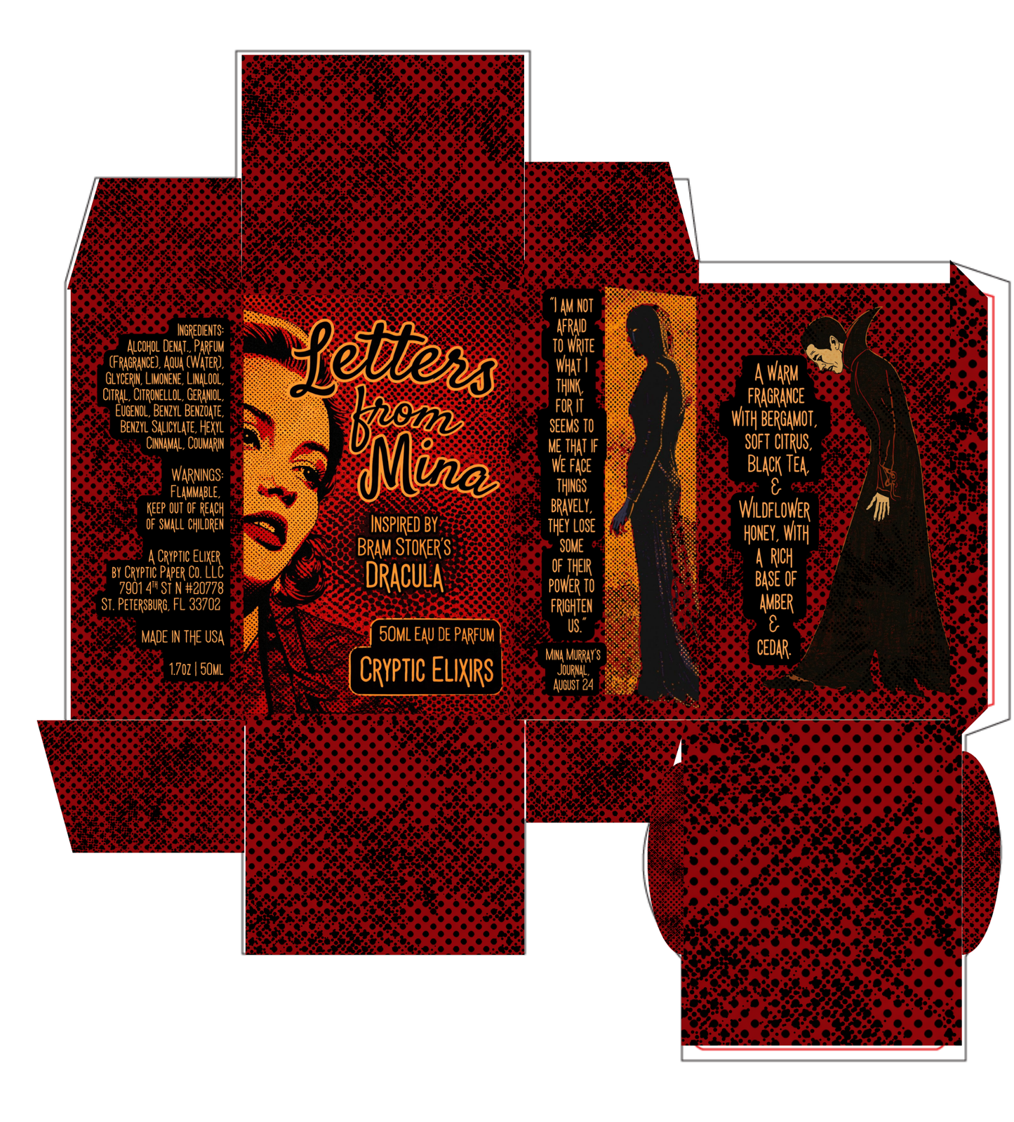 Letters from Mina Bram Stoker’s Dracula Literary Perfume 