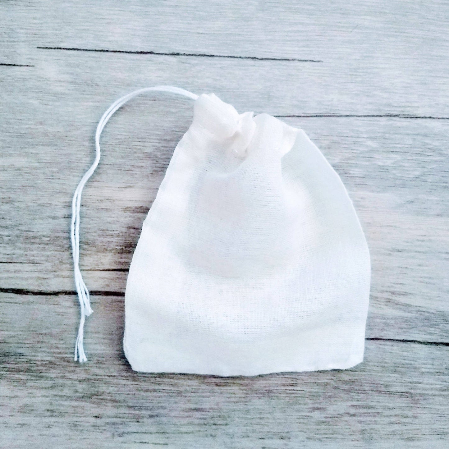I Heart Tea Bagging - 2 cotton tea bags per pack