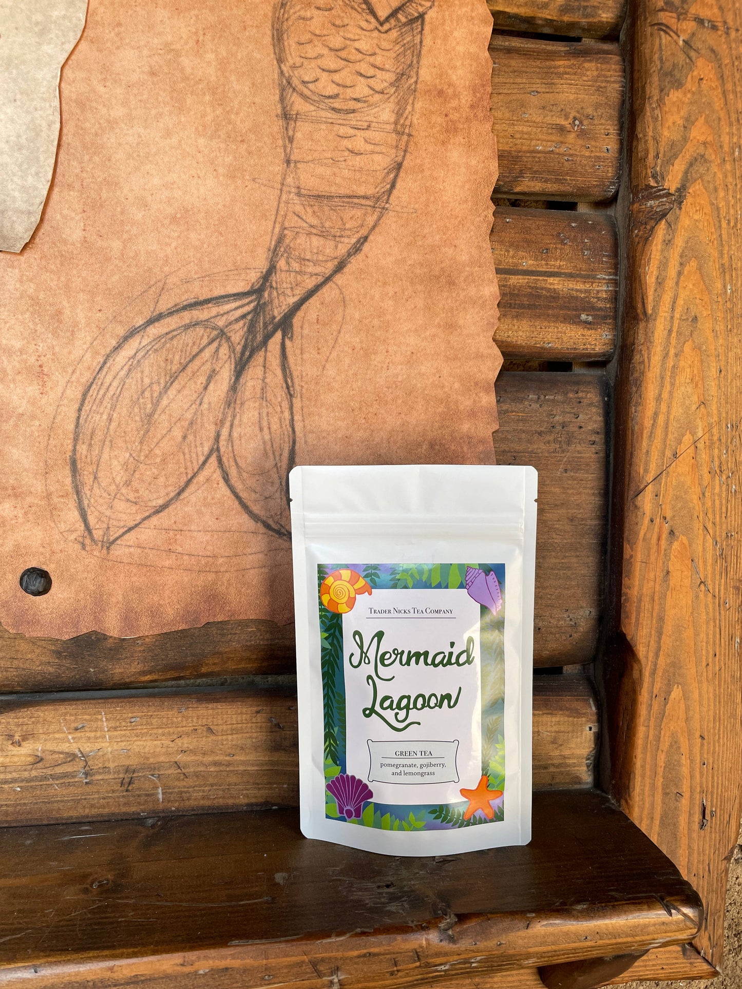 Mermaid Lagoon Pomegranate Green Tea