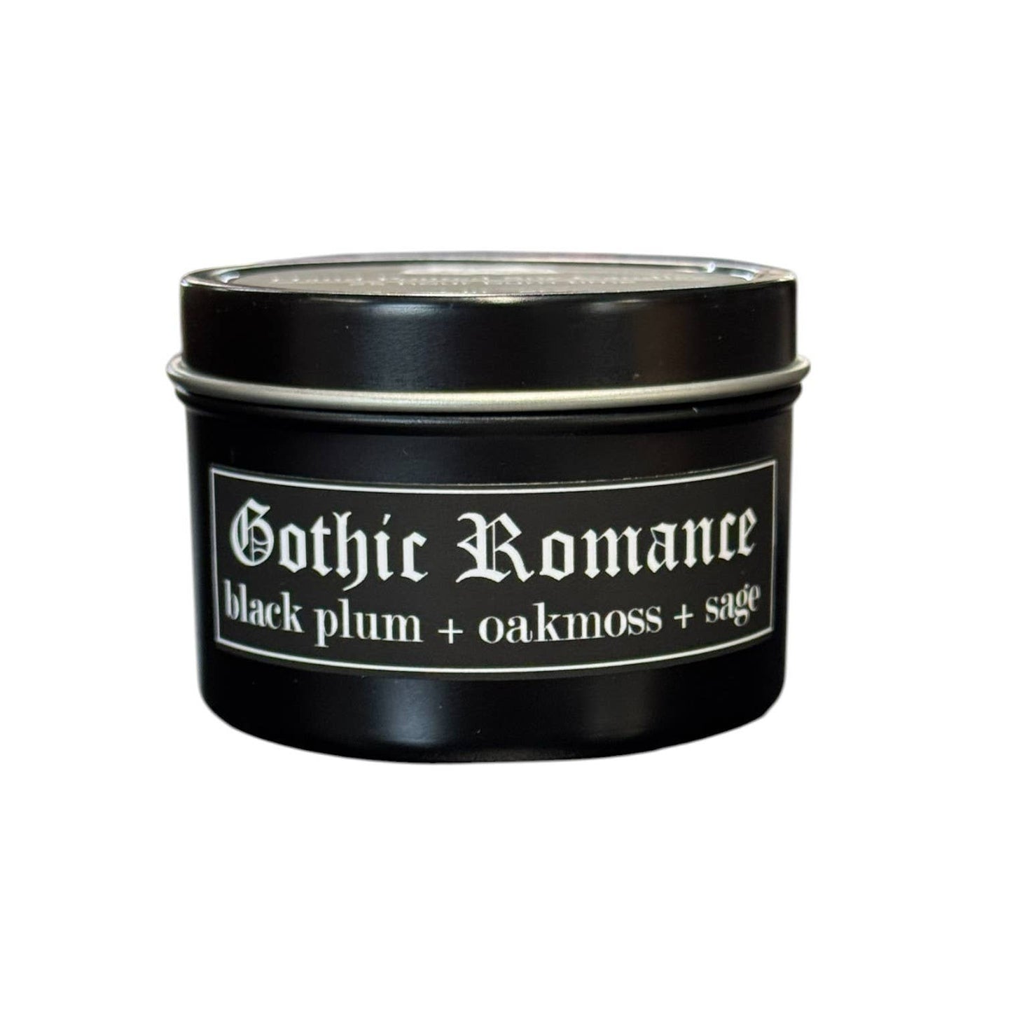 Gothic Romance 4oz Candle Black Plum + Oakmoss + Sage