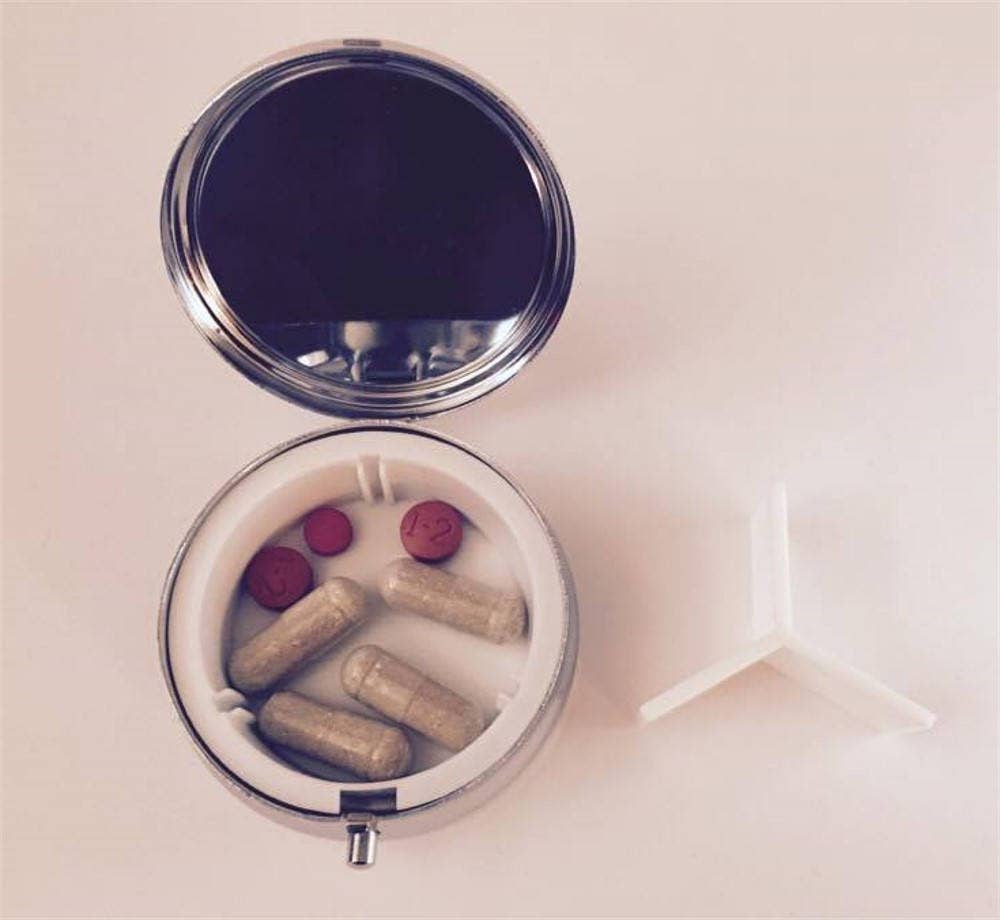 Support Your Local Coven Pill Box Case Pillbox Holder Trinket Stash Box Witch Witchcraft Wicca Goth Magick Triple Goddess